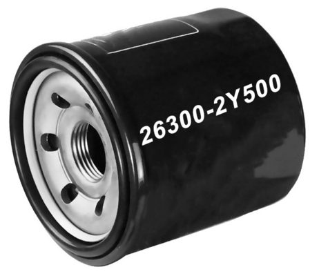 OE 26300-02501 Para Hyundai 26300 2Y500 Metal e Filtro Papel Material Filtro de óleo